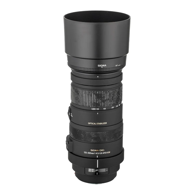 Sigma 120-400mm f/4.5-5.6 AF APO DG OS HSM Telephoto Zoom Lens for Nikon Digital SLR Cameras
