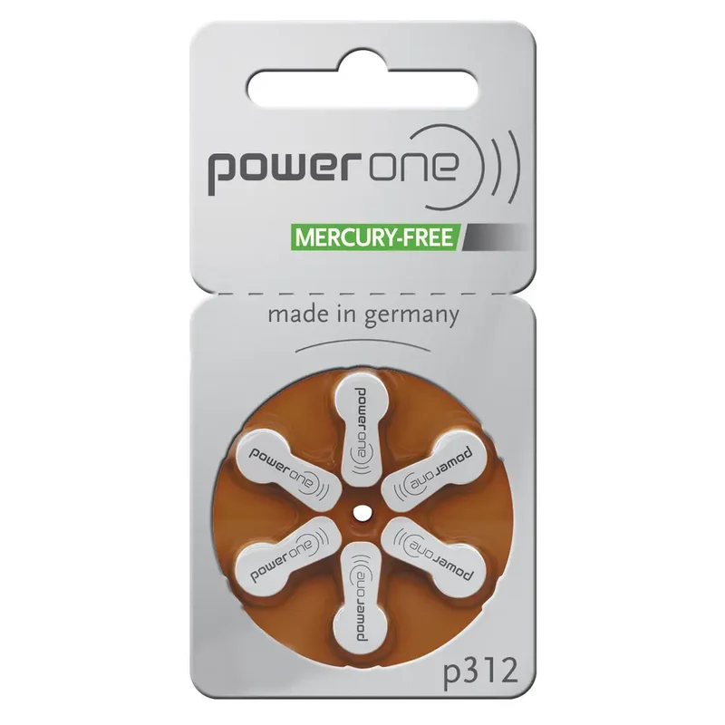 60 x Hörsystemebatterie Power One Vatra 10x6er Blister (10,13,312,675)
