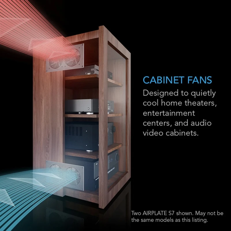 AC Infinity Airplate S9 Triple Fans 156 CFM Cabinet Cooler 120mm