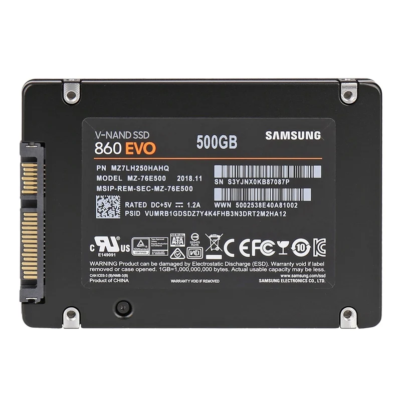 Samsung 860 EVO int. 2,5" SSD 500GB