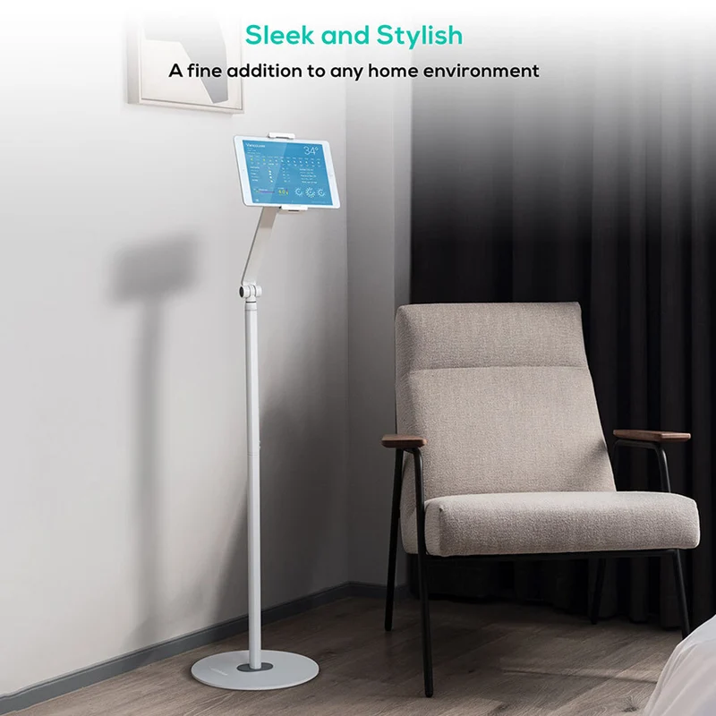 Activiva Universal iPad & Tablet Floor Stand 1.3m 4.7-12.9" (White)