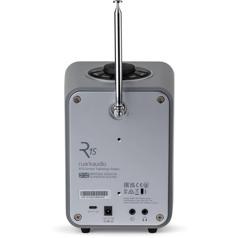 Ruark R1S Smart Tabletop Radio (Grey)