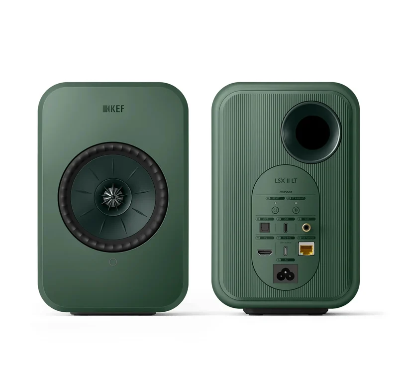 KEF LSX II LT Powered Hifi Speakers Pair (Sage Green)