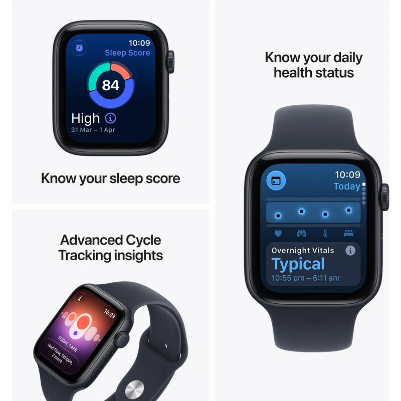 Apple Watch SE 3 40mm Starlight Aluminium Case GPS Sport Band (M/L) [2026]