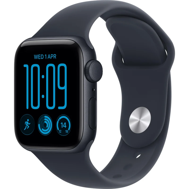 Apple Watch SE 3 40mm Midnight Aluminium Case GPS Sport Band (S/M) [2026]