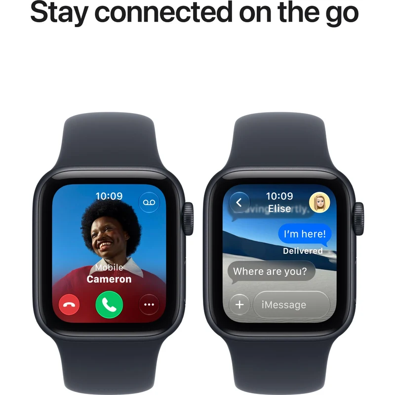 Apple Watch SE 3 40mm Midnight Aluminium Case GPS Sport Band (M/L) [2026]