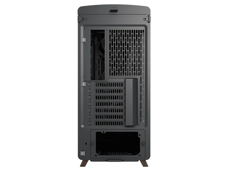 Fractal Design Summit Curved Wood ATX Case - Black TG Light Tint