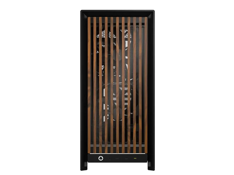Corsair FRAME 5000D WOOD RS Mid Tower E-ATX Case - Black/Walnut