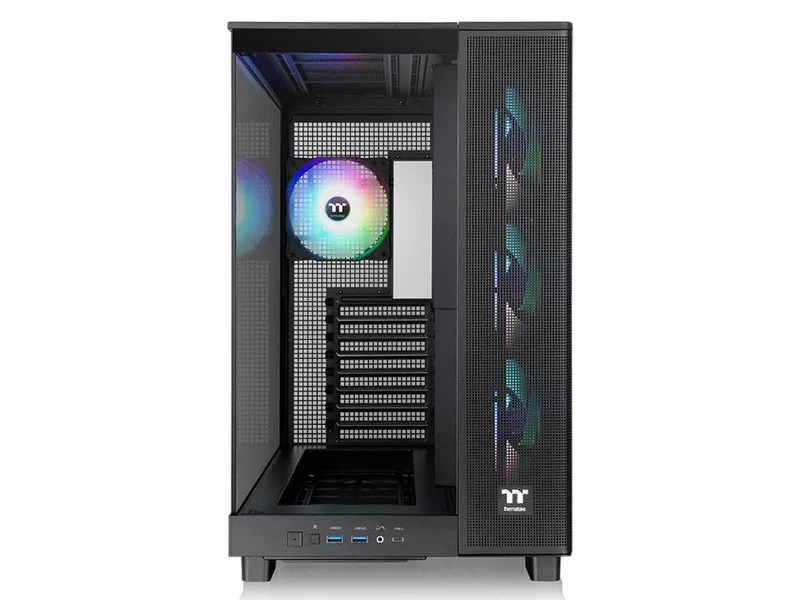 Thermaltake View 380 XL Tempered Glass ARGB Mid-Tower Case - Black Edition