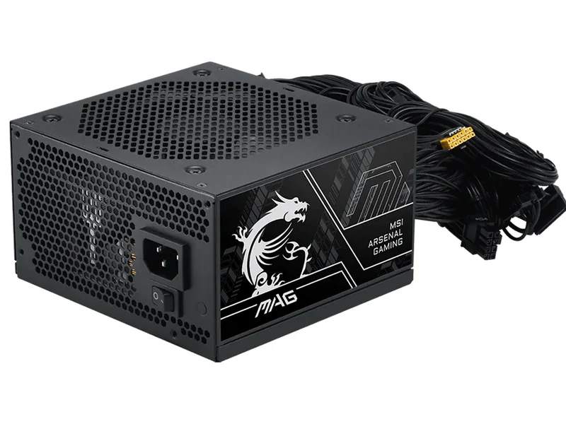 MSI MAG A750BN PCIE5 III 750W 80+ Bronze ATX 3.1 Power Supply