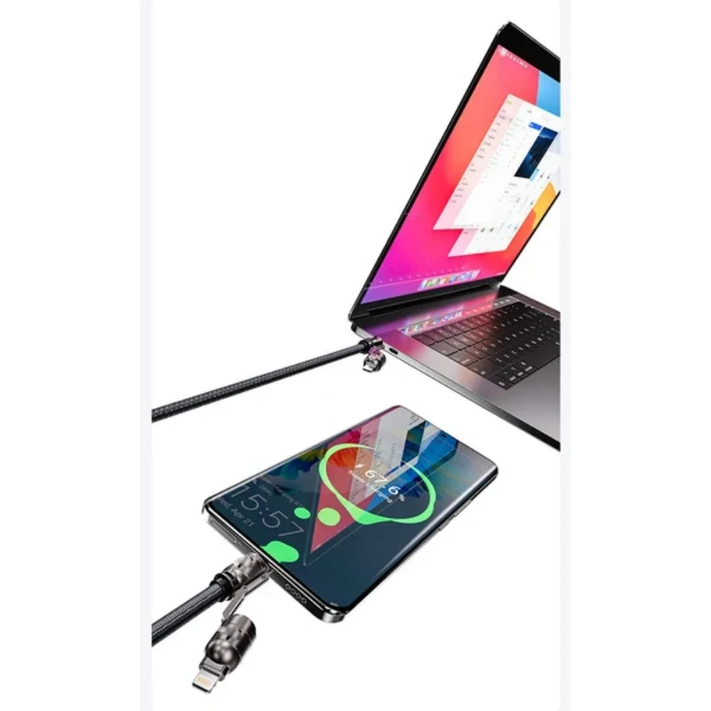 ZLOS ZC17 4-in-1 65W Charging Lanyard Adjustable Strap