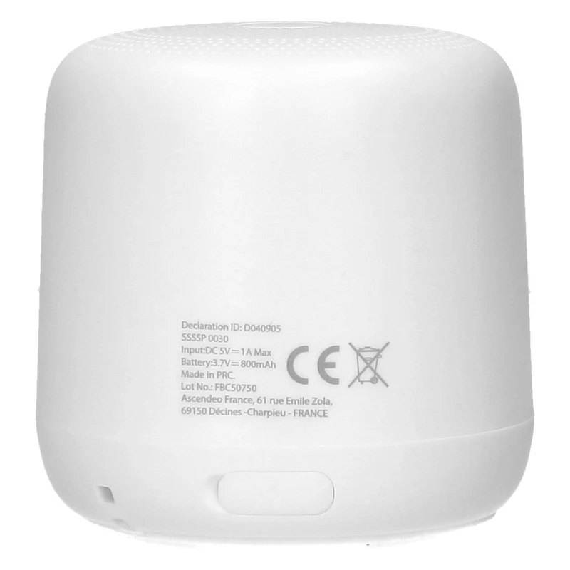 So Seven Paris Splash Bluetooth Lautsprecher weiß