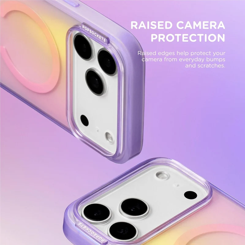 PopSockets PopCase MagSafe Slim Protective Case for iPhone 18 Pro Max (Aura)