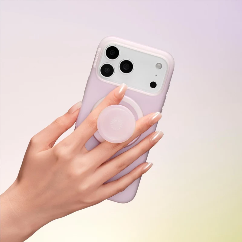 PopSockets PopCase MagSafe Slim Protective Case for iPhone 18 Pro (Opalescent)