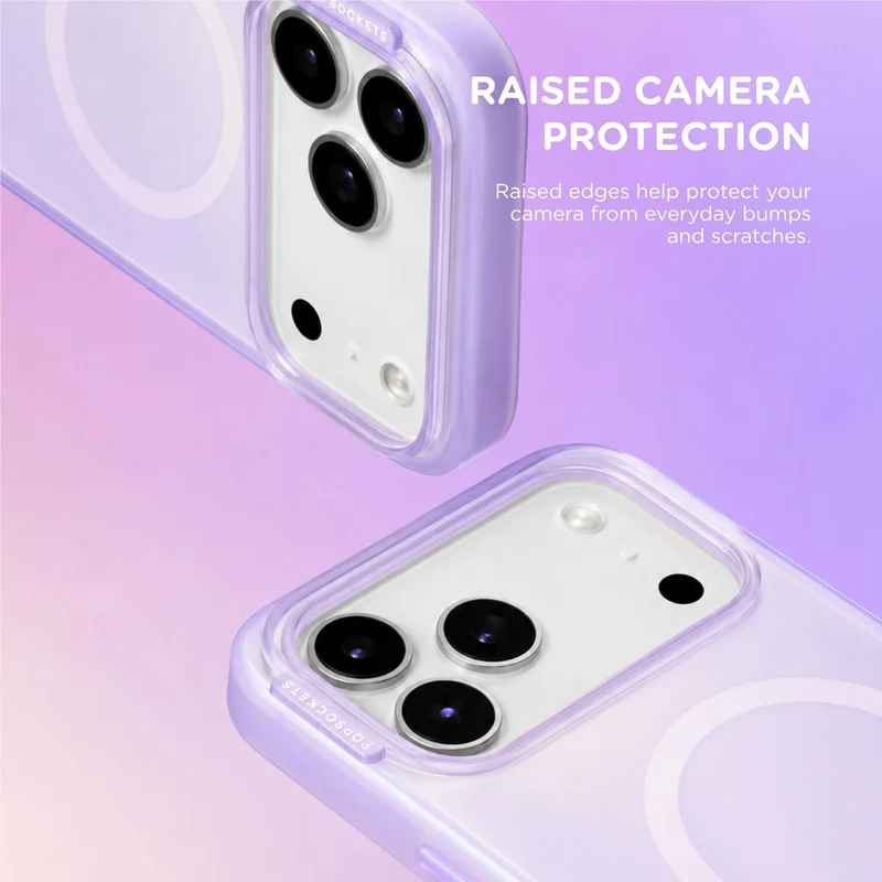 PopSockets PopCase MagSafe Slim Protective Case for iPhone 18 Pro Max (Opalescent)