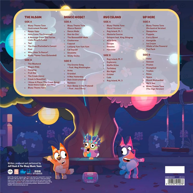 The Bluey Album Box Set (Limited Coloured Vinyl Box Set)