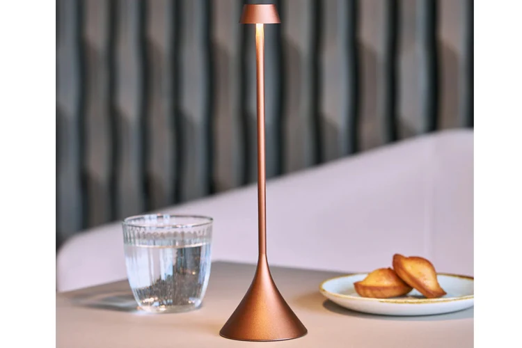 Lexon Steli Shade Infinitely Pairable Table Lamp (Bronze)