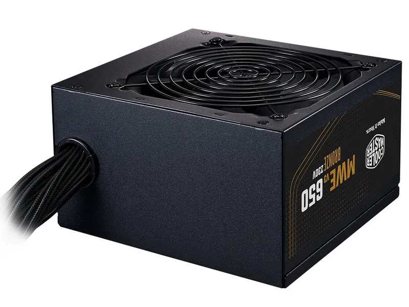 Cooler Master MWE 650W 230V V3 80+ Bronze ATX Power Supply (MPE-6501-ACABW-3BAU)