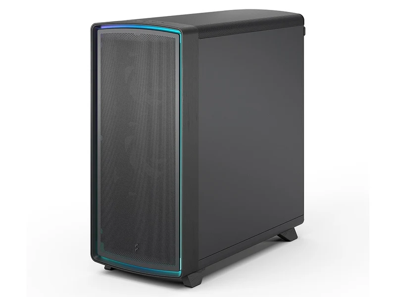Fractal Design Summit Curved Wood ATX Case - Ambience Blackout TG Light Tint