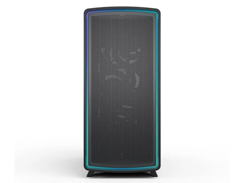 Fractal Design Summit Curved Wood ATX Case - Ambience Blackout TG Light Tint