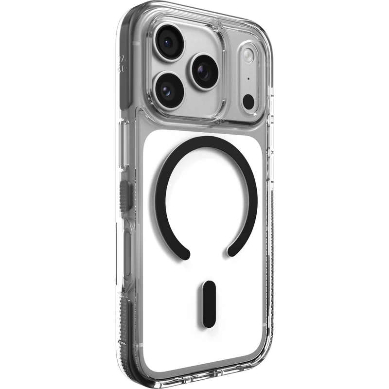 ZAGG Santa Cruz Snap Case for iPhone 18 Pro/17 Pro (Clear/Black)