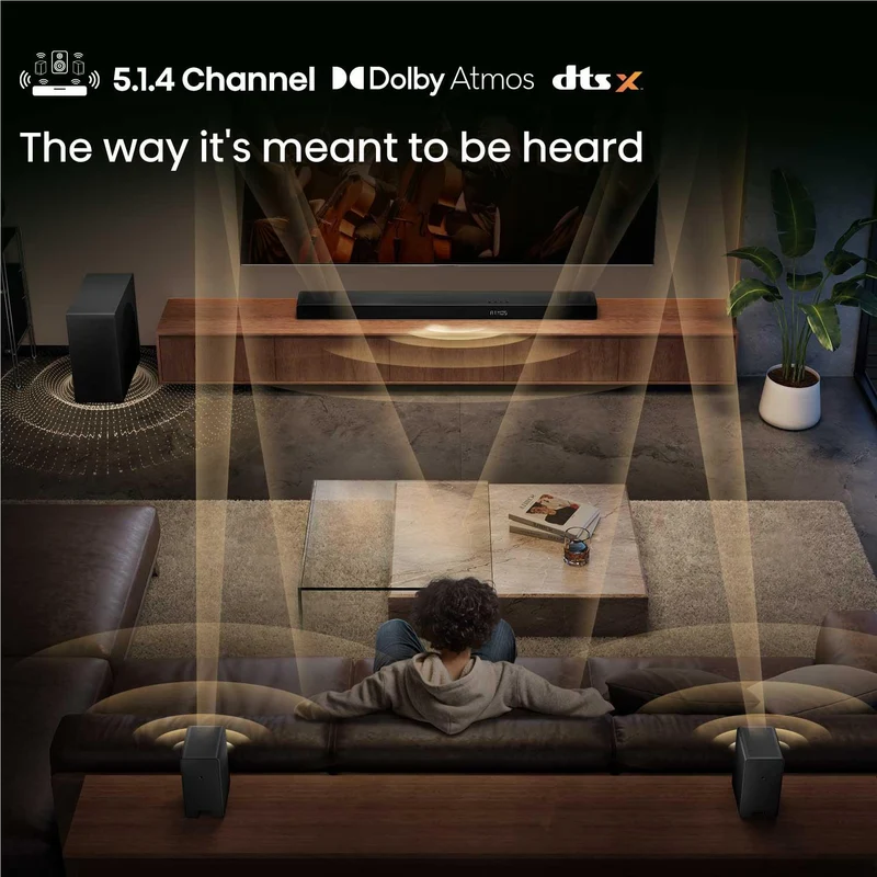 Hisense AX5140Q 600W 5.1.4 Ch Soundbar with Dolby Atmos