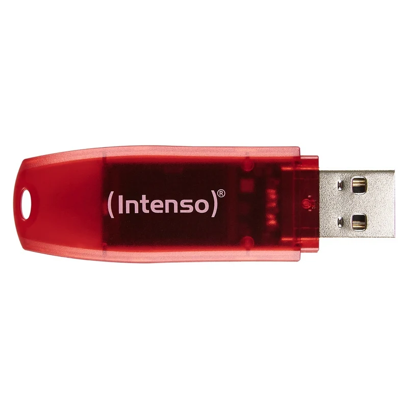 Intenso Rainbow Line USB-Stick 128 GB USB Typ-A 2.0 Rot, Transparent