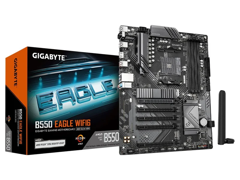 GIGABYTE B550 EAGLE WIFI6 Wi-Fi 6 AM4 DDR4 ATX Motherboard