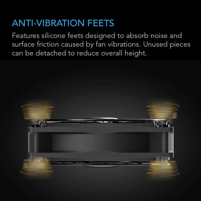 AC Infinity 2pc Multifan S7 Dual 104 CFM Spot Cooler USB Powered Quiet 120mm