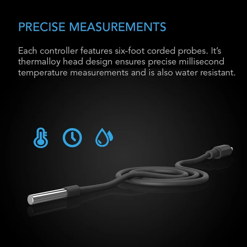 AC Infinity Controller 1 Pre-Set Thermal Trigger USB Fans Black