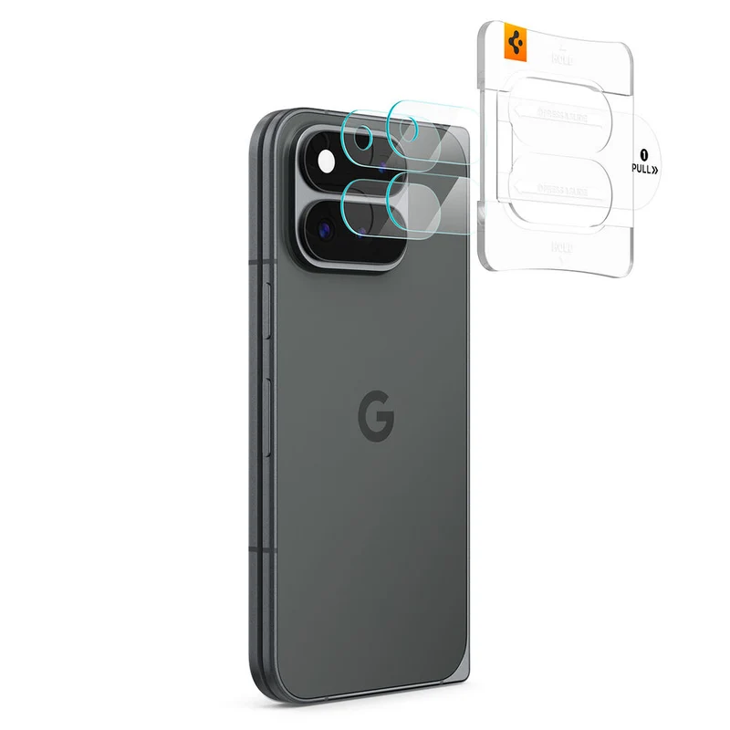 Spigen Google Pixel 11 Pro Fold EZ Fit Pro GLAS.tR Optik 2PCS Camera Lens Protector (Clear)