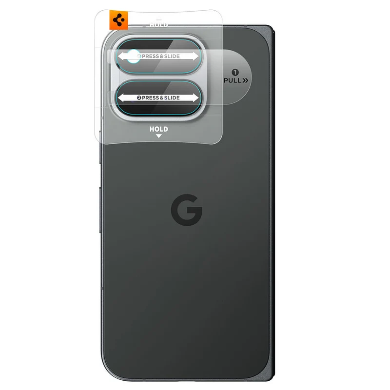 Spigen Google Pixel 11 Pro Fold EZ Fit Pro GLAS.tR Optik 2PCS Camera Lens Protector (Clear)