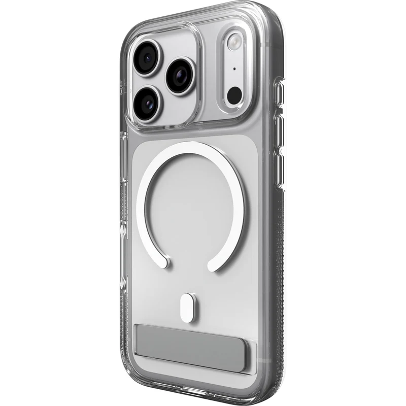 ZAGG Crystal Palace Snap KickStand Case for iPhone 18 Pro/17 Pro (Clear)