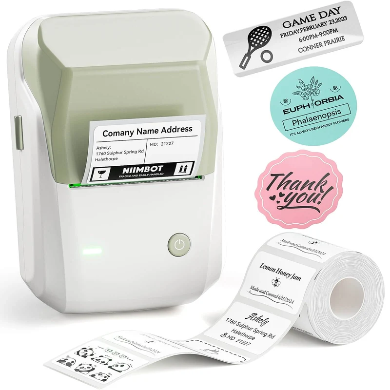 Niimbot B1 Portable 2-Inch Bluetooth Thermal Label Printer