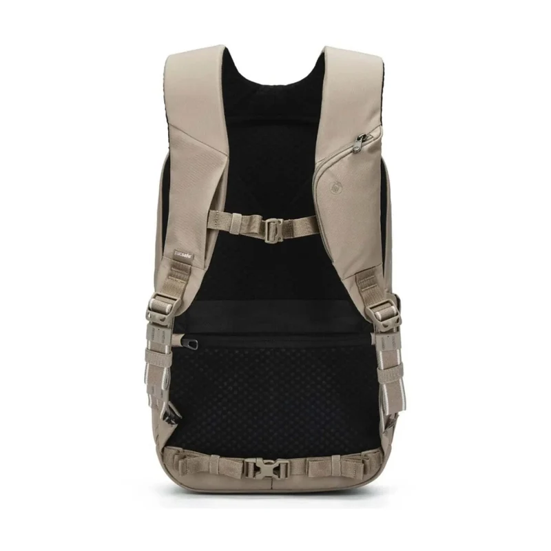 Pacsafe V City Anti-Theft RFID 16" Laptop Secure Backpack 20L Beige