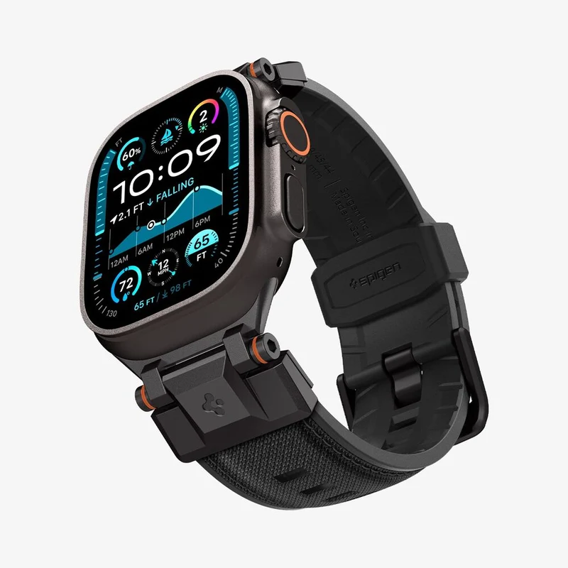 Spigen Apple Watch 49mm 46mm 45mm 44mm 42mm DuraPro Armor Band (Black Edition)