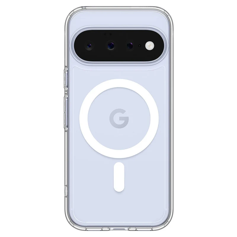 Spigen Google Pixel 11 Ultra Hybrid (MagFit) Case (Clear Case / White Ring)