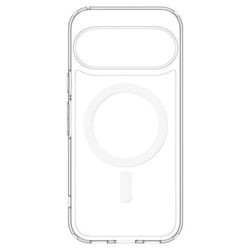 Spigen Google Pixel 11 Ultra Hybrid (MagFit) Case (Clear Case / White Ring)