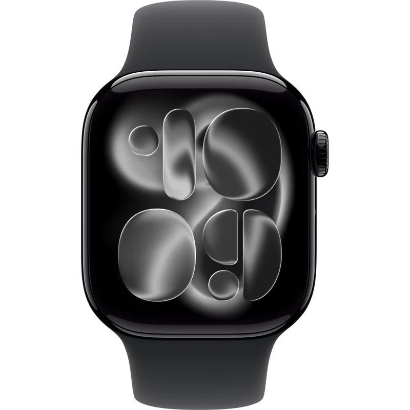 Apple Watch Series 11 42mm Jet Black Aluminium Case GPS Sport Band (M/L) [Black]