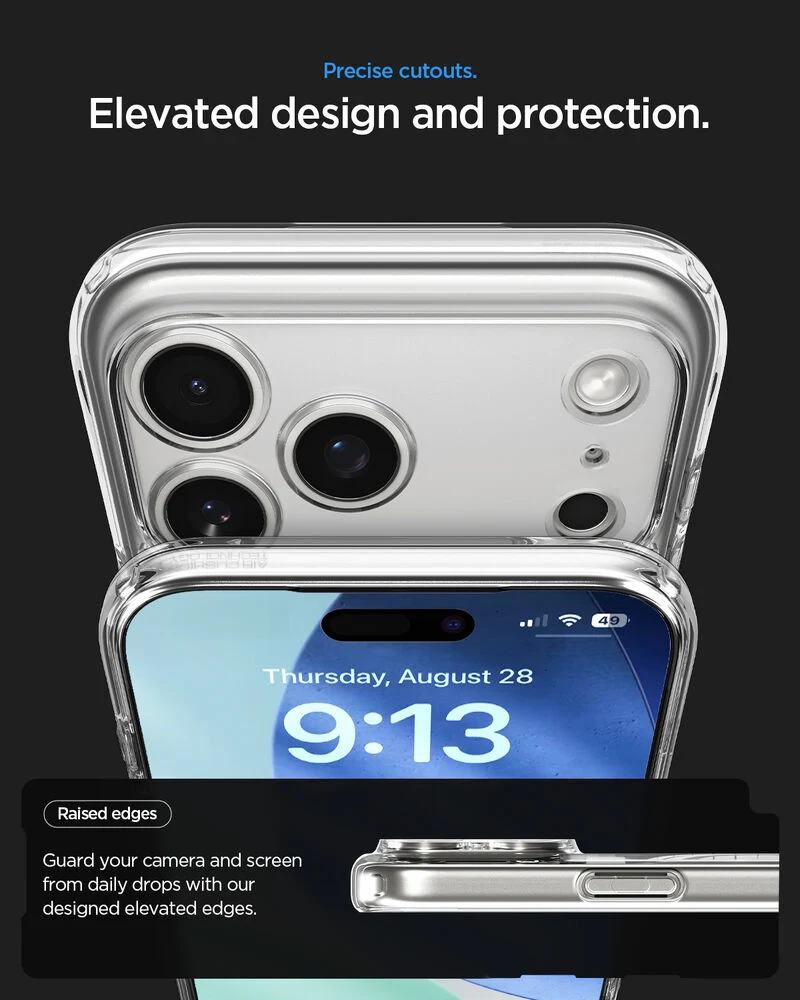 SPIGEN Ultra Hybrid Zero One MagSafe Case for iPhone 18 Pro Max/17 Pro Max (Zero One Black)