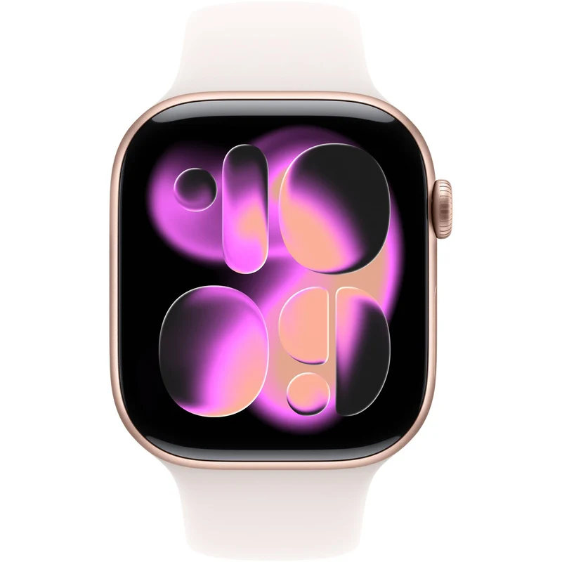 Apple Watch Series 11 46mm Rose Gold Aluminium Case GPS + Cellular Sport Band(S/M) [Light Blush]
