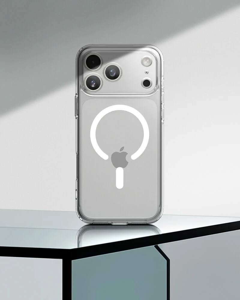 SPIGEN Ultra Hybrid MagSafe Case for iPhone 18 Pro/17 Pro (Clear Case/Gold Ring)