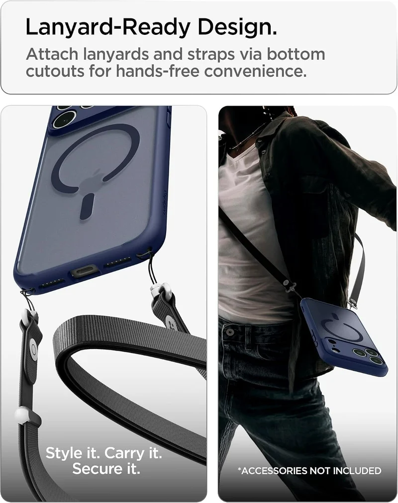 SPIGEN Ultra Hybrid MagSafe Case for iPhone 18 Pro Max/17 Pro Max (Frost Deep Blue)