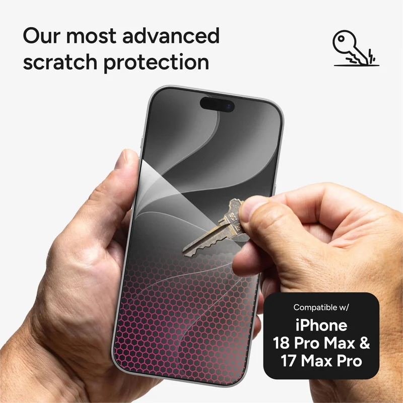 ZAGG InvisibleShield Glass XTR6 Screen Protector for iPhone 18 Pro Max/ 17 Pro Max