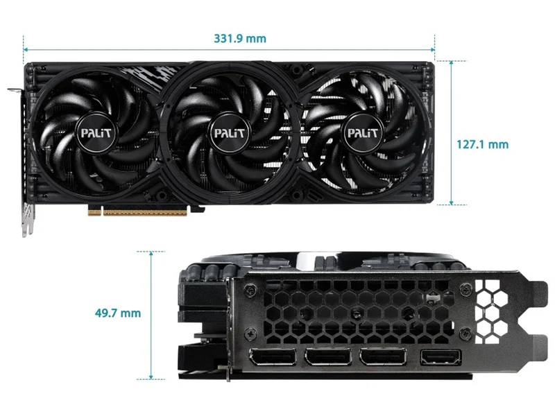 Palit GamingPro-S GeForce RTX 5070 Ti 16GB GDDR7 Graphics Card