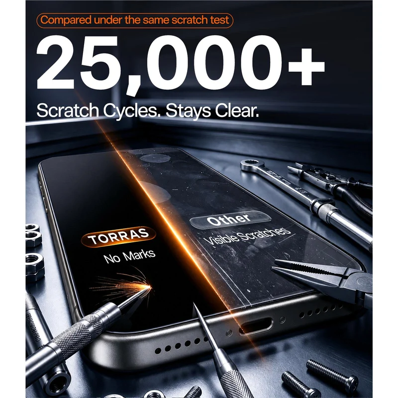 Torras HD Glass Screen Protector for iPhone 18 Pro Max