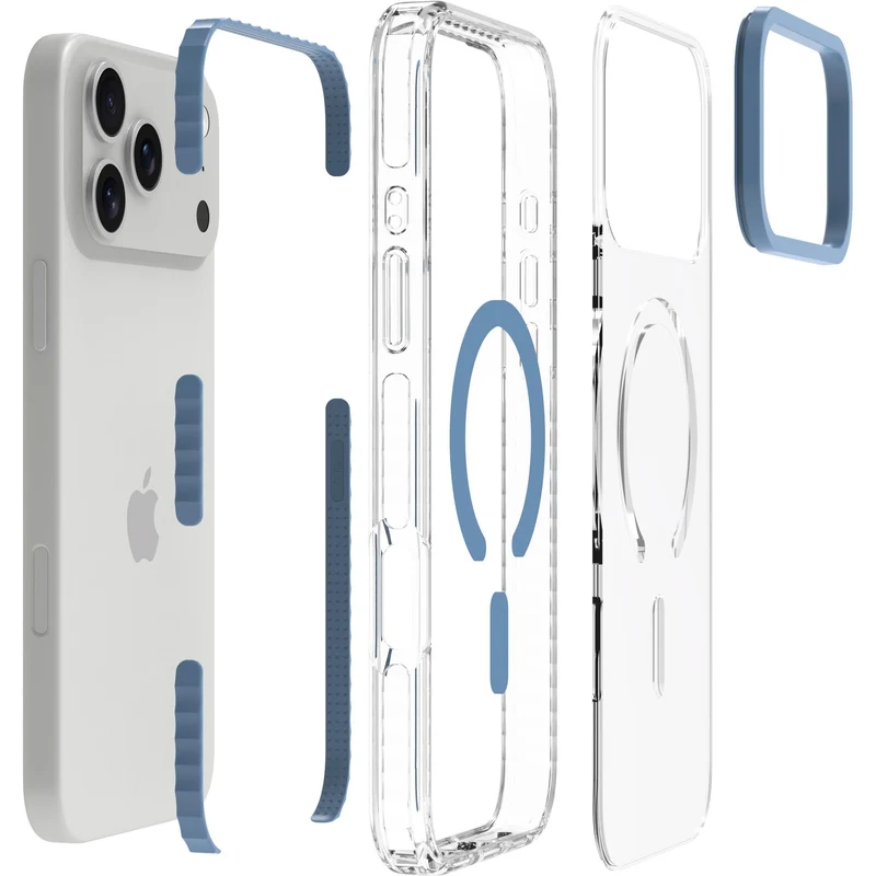Cygnett Charge and Connect MagSafe Case for iPhone 18 Pro Max/17 Pro Max (Forever Blue)