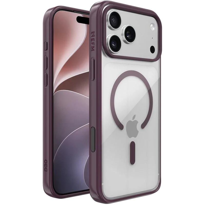 EFM Manhattan Case with D3O Zero for iPhone 18 Pro Max (Plum)
