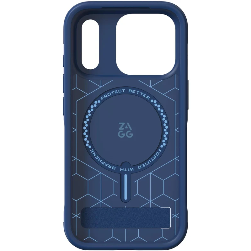 ZAGG Sedona Snap KickStand Case for iPhone 18 Pro/17 Pro (Navy)