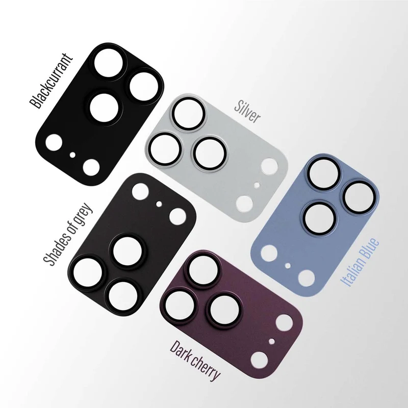 PanzerGlass Fender Camera Protector for iPhone 18 Pro Max (Dark Cherry)